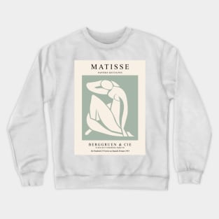 Henri Matisse Nu Bleu Exhibition Design Crewneck Sweatshirt